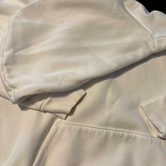 Basic White PUMA Hoodie Sweatshirt Women’s Size XL Black Logo NWOT Pullover Top - Picture 5 of 7